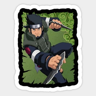 ASUMA SARUTOBI MERCH VTG Sticker